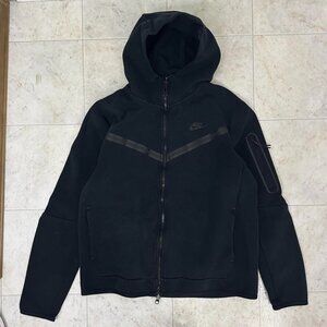 Nike Tech Fleece Hoodie Zip Up Sportswear Tech Nike Hooded Jacket Black